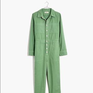 Madewell Garment Dyed Relaxed Coverall Jumpsuit
